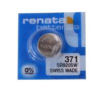 2 X Renata Battery 371 SR920SW SILVER 1.55V SWISS MADE
