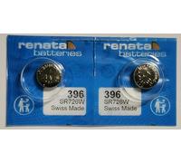 2 x Renata Battery 396 SR726W