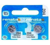 2 X Renata Mercury Free Swiss Made Silver 1.55V -SR936SW-394 Battery