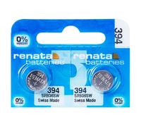 2 X Renata Mercury Free Swiss Made Silver 1.55V -SR936SW-394 Battery