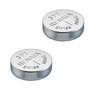 2 X Renata Watch Battery - Swiss Made - Silver Oxide Renata Batteries - Renata 377 (SR626SW)