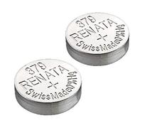 2 x Renata Watch Battery - Swiss Made Silver Oxide Renata Batteries - Renata 379 (SR521SW)