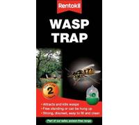 Eco-Friendly Rentokil Wasp Trap - Set Of 4 For Safe Home And Garden Pest Control