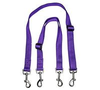 2 x Replacement Horse Rug Blanket Leg Straps Adjustable with trigger clips both ends 60cm - 100cm (24"- 39") PURPLE Made in the UK