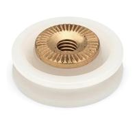 2 x Replacement Shower Door Rollers/Runners/Wheels V Grooved 19mm Dia LUX6