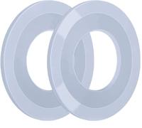 2 X Replacement Silicon Clear Washers for Geberit Flush Valve Base