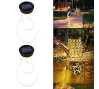 2 x Replacement Solar Lamp with LED Bulb, GuKKK Replacement Solar Covers, Replacement Parts for Solar Lights, for Outdoor Solar Watering Can Garden Decoration