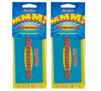 2 x Retro Sweets Car Air Freshener - Refreshers: Lemon Sherbert