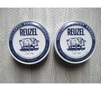 2 x Reuzel Clay Matte Pomade 4oz 113g Strong Hold Matte Finish Hair Styling