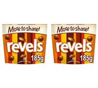 2 x Revels Milk Chocolate Treat Bag 185g Treal Share Gift for Women Man & KIds By Experts Supplies