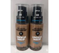 2 x Revlon Colorstay 24Hrs Longwear Makeup Normal/Dry skin - 330 Natural Tan