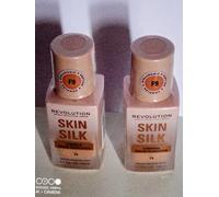 2 X Revolution Skin Silk Luminous Serum Foundation F9 - 23ml X 2