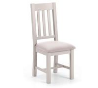 2 x Richmond Grey Slatted Back Dining Chair