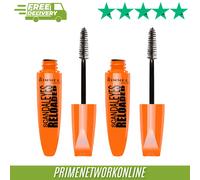 2 X Rimmel London Scandaleyes Reloaded Mascara - Black 12ml 100% ORIGINAL ⭐⭐⭐⭐⭐
