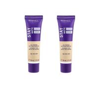 2 X Rimmel London Stay Matte Full Coverage Mattifying Foundation 103 True Ivory