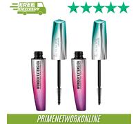 2 X Rimmel London Wonder'Extension Mascara - 002 Brown Black (11ml) ⭐⭐⭐⭐⭐