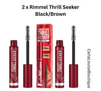 2 x Rimmel London Wonder'Volume Thrill Seeker Mascara - Black Brown