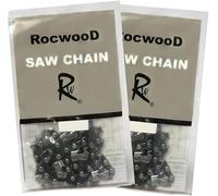 2 x Rocwood Chainsaw Saw Chains Compatible with Parkside 16" EKS1700 PKS40/3 PKS40/5
