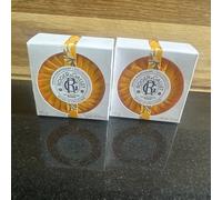 2 x ROGER & GALLET SOAP 100G - BOIS D'ORANGE - 2 x 100g Bars - New