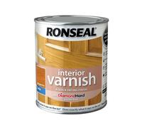 2 X Ronseal Interior Varnish Quick Dry Satin Antique Pine 250ml