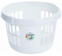 2 X Round Laundry Basket Colour White