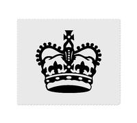 2 x 'Royal Crown' Microfibre Lens/Glasses Cleaning Cloths (LC00022604)