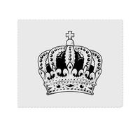 2 x 'Royal Crown' Microfibre Lens/Glasses Cleaning Cloths (LC00023383)