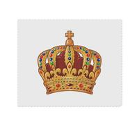 2 x 'Royal Crown' Microfibre Lens/Glasses Cleaning Cloths (LC00023384)