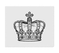 2 x 'Royal Crown' Microfibre Lens/Glasses Cleaning Cloths (LC00025303)