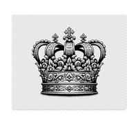 2 x 'Royal Crown' Microfibre Lens/Glasses Cleaning Cloths (LC00027373)