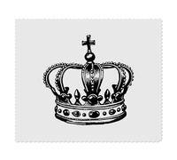 2 x 'Royal Crown' Microfibre Lens/Glasses Cleaning Cloths (LC00028620)