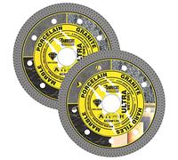 2 x SabreCut SCDM125_2 125mm (5 inch) x 10mm x 22.23mm Bore Mesh Turbo Diamond Angle Grinder Circular Saw Blades