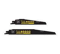 2 x SabreCut SCRSHMK1 Tungsten Carbide 152mm 228mm 6 TPI S940HM S1140HM Brick Plastic and Metal Straight Cutting Reciprocating Sabre Saw Blade