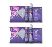 2 x Sanctuary Spa Wellness Pillow Pack - Includes Sleep Mist, Body Lotion & Salt Scrub