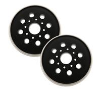 2 x Sanding Discs 125 mm Backing Pad for Bosch, Sanding Plate 125 mm with for Bos-ch PEX 220 A, GEX 125-1 AE, PEX 220 AE, Skil 7402/7490