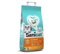 2 x Sanicat Cat Litter - 20% Off! * - Vanilla Mandarin Clumping (2 x 8l)
