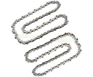 2 x Saw Chain 25cm / 1,1mm / 3/8" / 40 Compatible with Parkside PKSA 20-Li C3 / CL14340TL