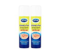 2 x Scholl Athlete's Foot Spray Liquid 150ml Prevents Reinfection Soothe Itching
