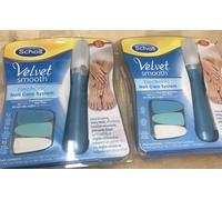 2 X Scholl Velvet Smooth Electronic Nail Care System Sealed Free Postage