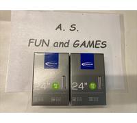 2 x Schwalbe AV 10 24 inch MTB inner tubes