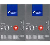 2 x Schwalbe SV 15 Bicycle Inner Tube 28 Inch 700 622 Road Bike