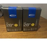 2 X Schwalbe SV17 28" 700c x 28/35/45 Inner Tube 27x1 1/4 Presta Valve XL 50mm