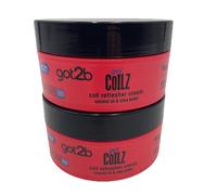 Got2b, Vegan, Curl and Coil Refresher Hair Cream, Infused with Coconut Oil, Castor Oil, Argan Oil and Shea Butter, Curl Enhancing, 200ml