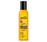 got2b Twisted Curling Mousse 250 ml, Chill Hold Mousse for Curly Hair, 96h Long-Lasting Anti-Frizz Effect, Moisturised Feeling, Vegan Formula