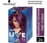 Schwarzkopf Live Permanent Urban Metallics Intense Colour Amethyst Chrome U69