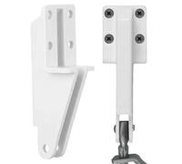 2 x Screen Door Farm Brackets - Replacement Part Frame 10.5 cm ABS | Interior Exterior Door Fixing Hardware | Mounting Accessory for Living Room, Kitchen, Balcony, Bedroom, Bathroom, Apartment