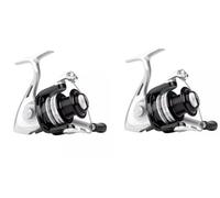 2 X SEA FISHING FIXED SPOOL REEL SIZE 50 3BB SHAKESPEARE BEACH MACH 1 WITH LINE