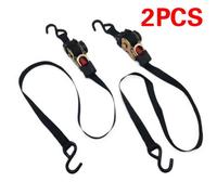 2 X Sealey Auto Retract Ratchet Tie Down Straps 600Kg Capacity