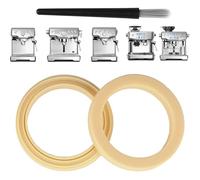 2 x Sealing Rings Compatible with Sage The Barista Express, Silicone Replacement Seals for BES875UK SES875BKS SES875 SES875BTR2GUK1, Silicone Seal Replacement for Espresso Machine Coffee Machine Seal