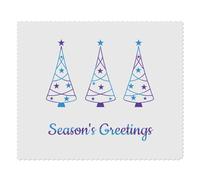 2 x 'Season's Greetings' Microfibre Lens/Glasses Cleaning Cloths (LC00030621)